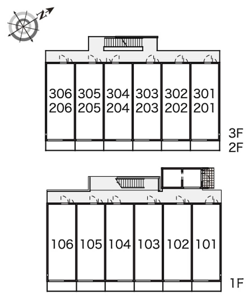 レオネクスト舞浜Ⅱ 間取配置図