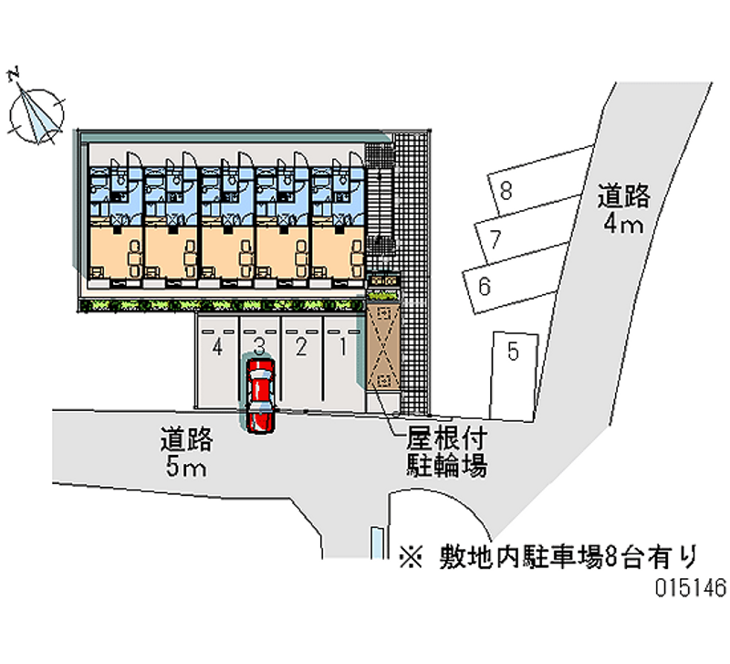 レオパレス国守 月極駐車場