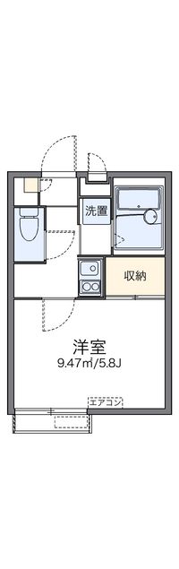 レオパレスグラン　プリエ 間取り図