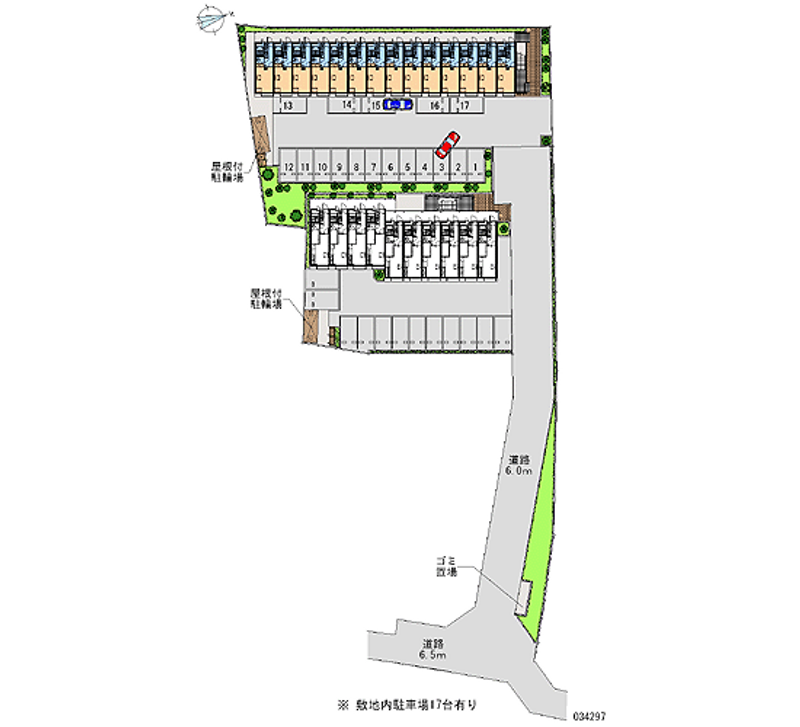 34297 Monthly parking lot