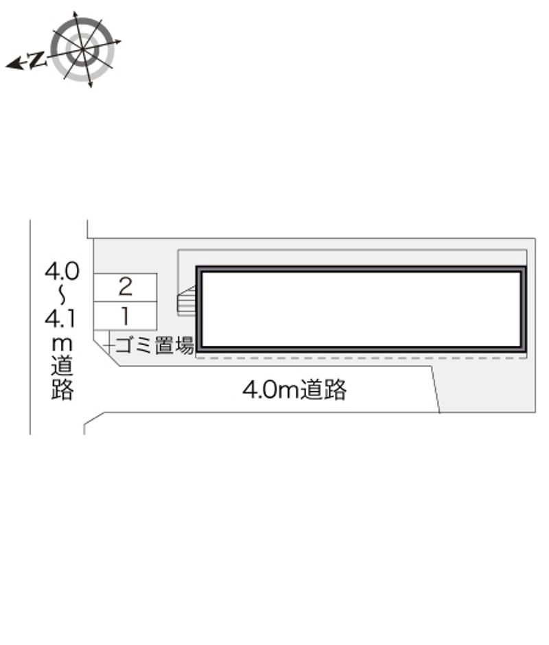 レオパレス第２大泉 配置図