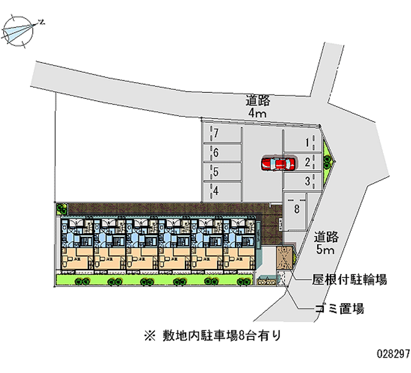 レオパレス入ノ郷 月極駐車場