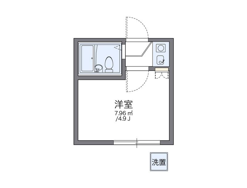 レオパレス白山第２ 間取図
