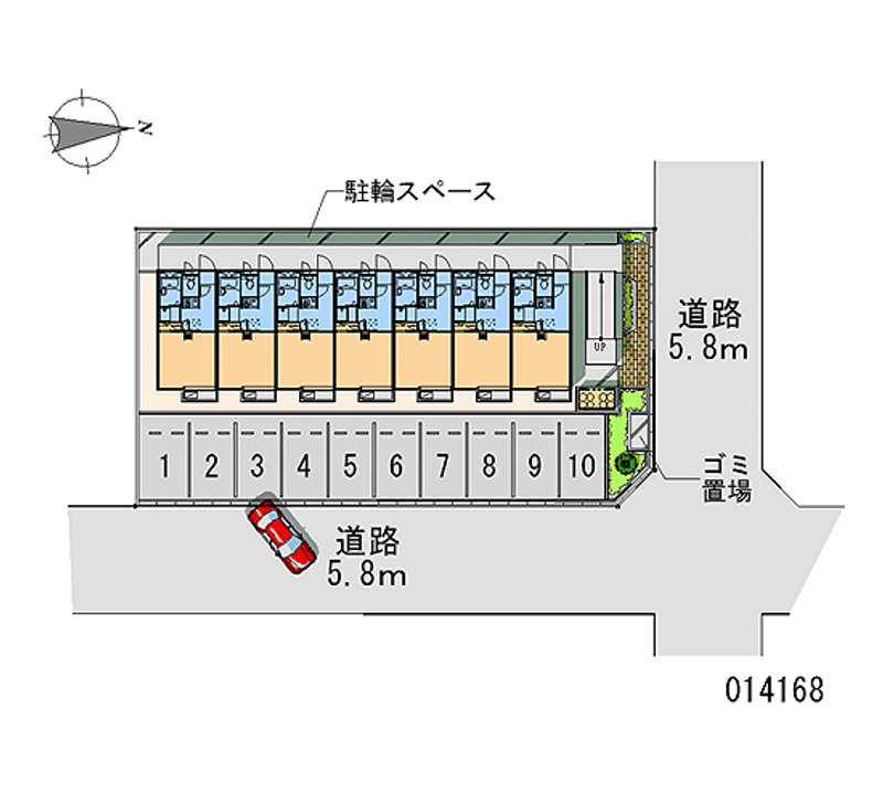 レオパレス住道 月極駐車場