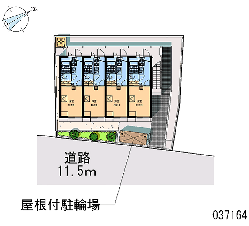 レオパレス保土ヶ谷坂本町 区画図