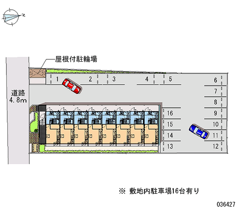 36427 Monthly parking lot