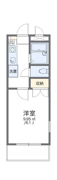 レオパレス川手町Ｂ 間取り図