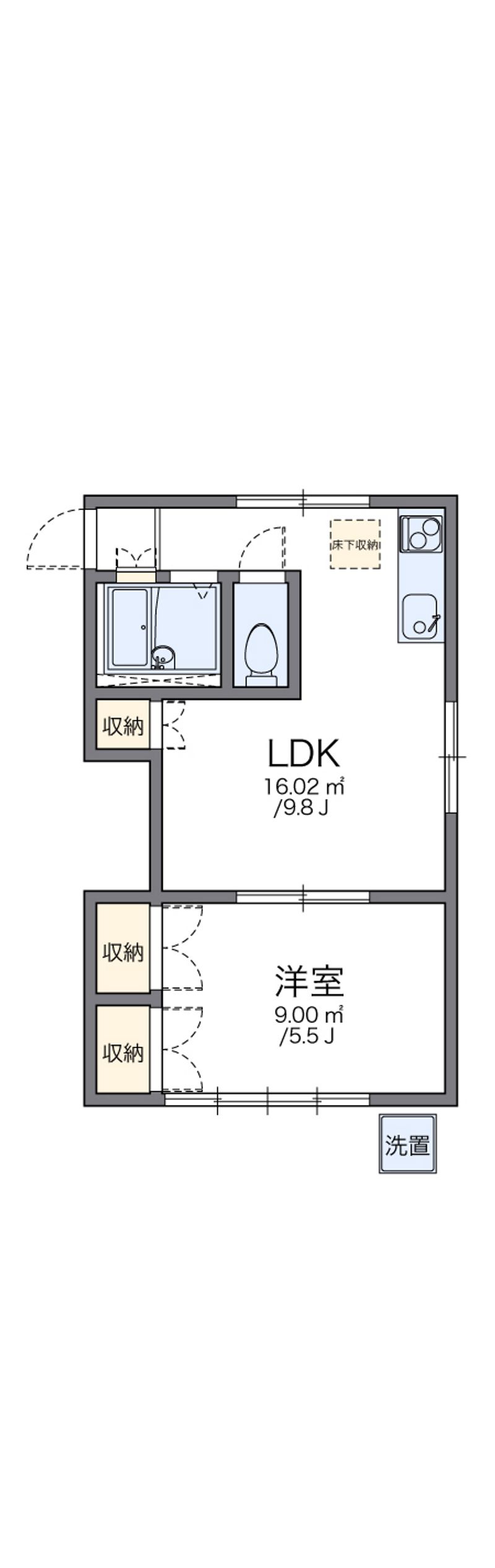 レオパレス大宮第１９ 間取図