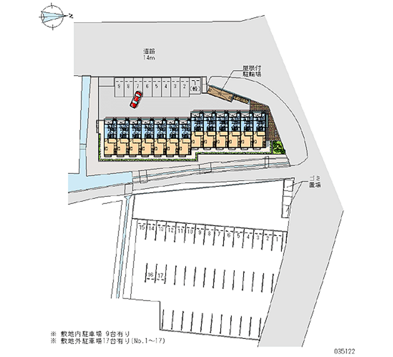 35122 bãi đậu xe hàng tháng