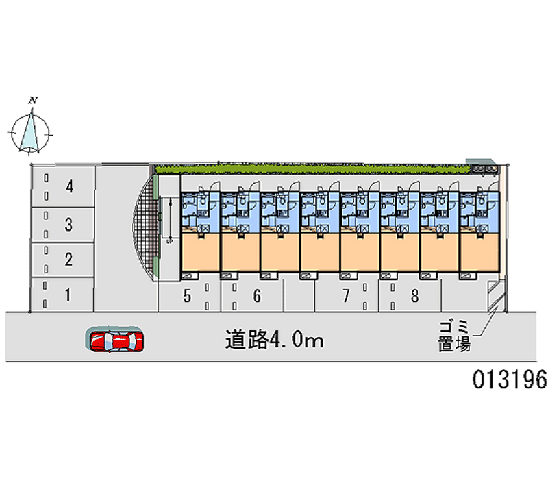 13196 bãi đậu xe hàng tháng