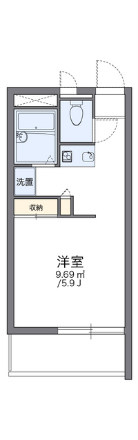 レオパレス栄 間取り図