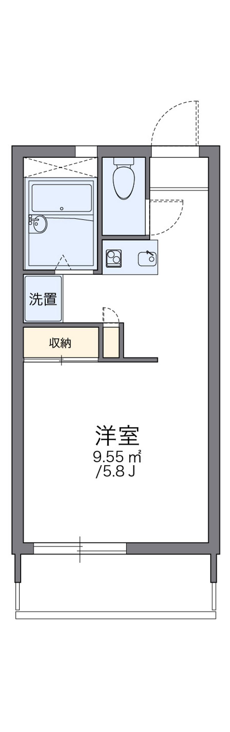 レオパレスＴＮ 間取図