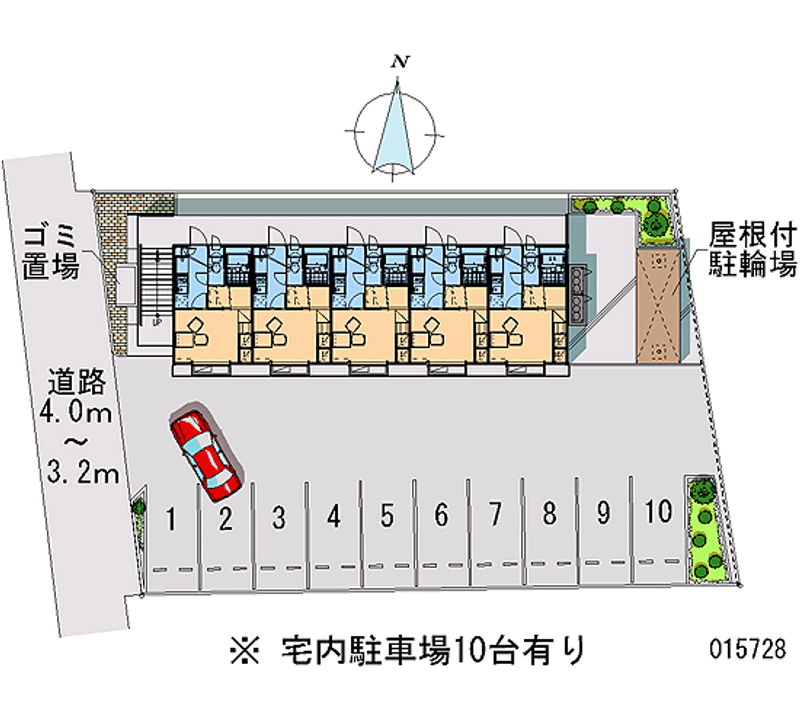 レオパレス東佐賀 月極駐車場