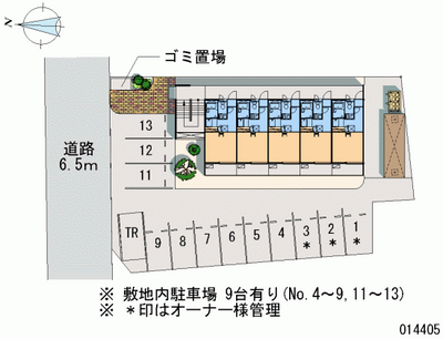 14405 Monthly parking lot