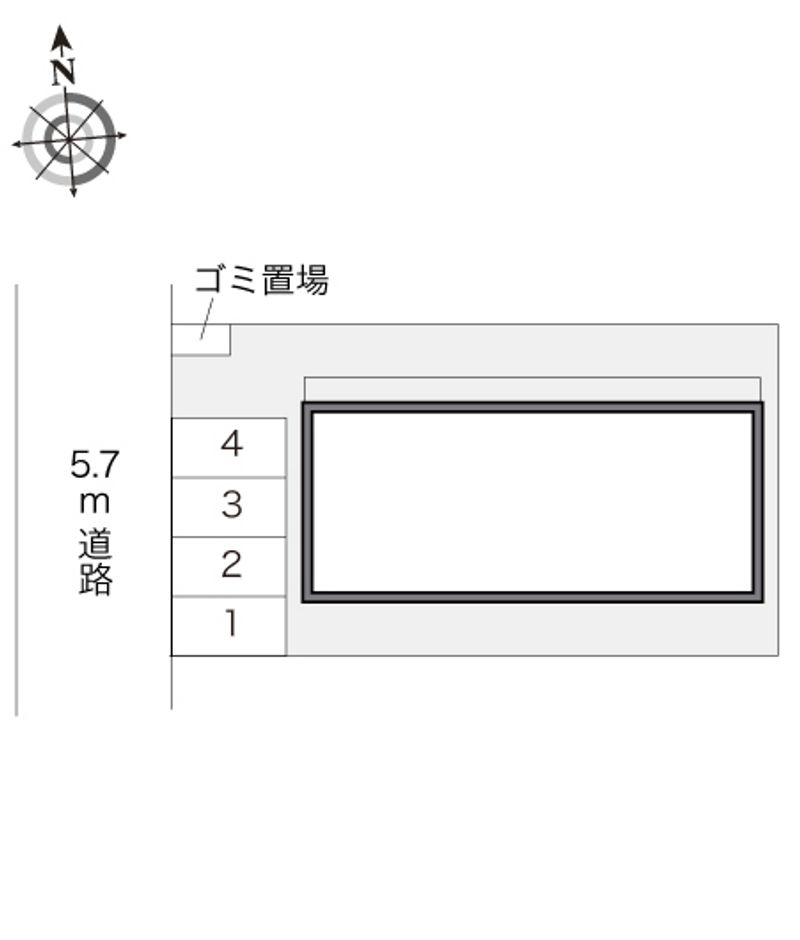 レオパレスＧＯＤＤＥＳ師勝 配置図