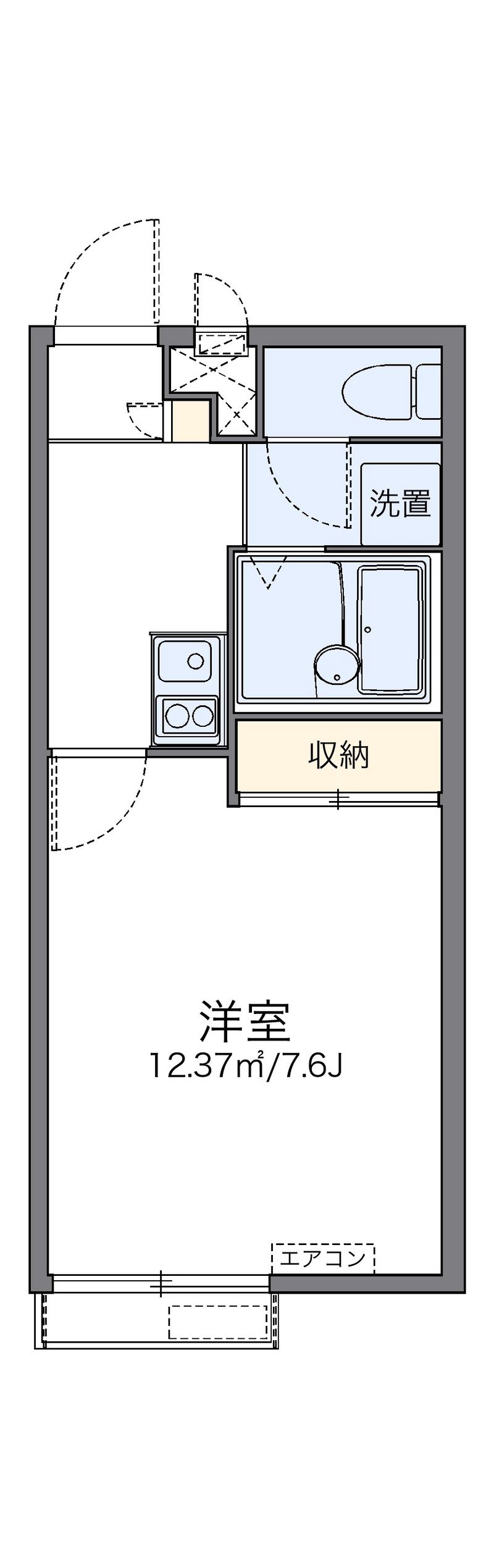 レオパレスルーチェⅡ 間取図