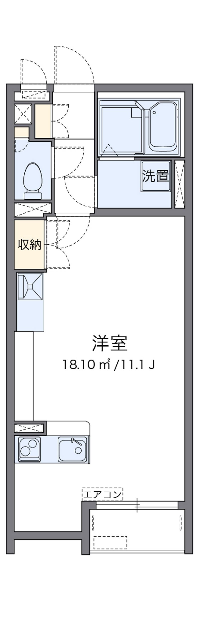 レオネクストレスポワール　砺波 間取図