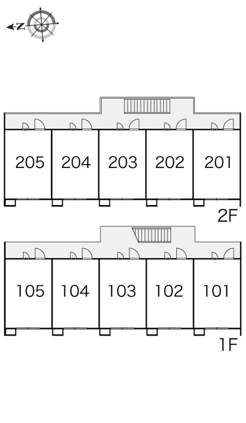 レオパレスＰａｔｉｏ 間取配置図