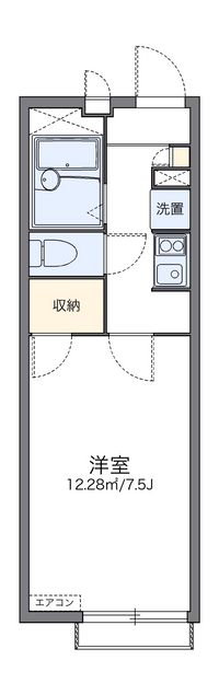 レオパレスＨＫ寿町 間取り図