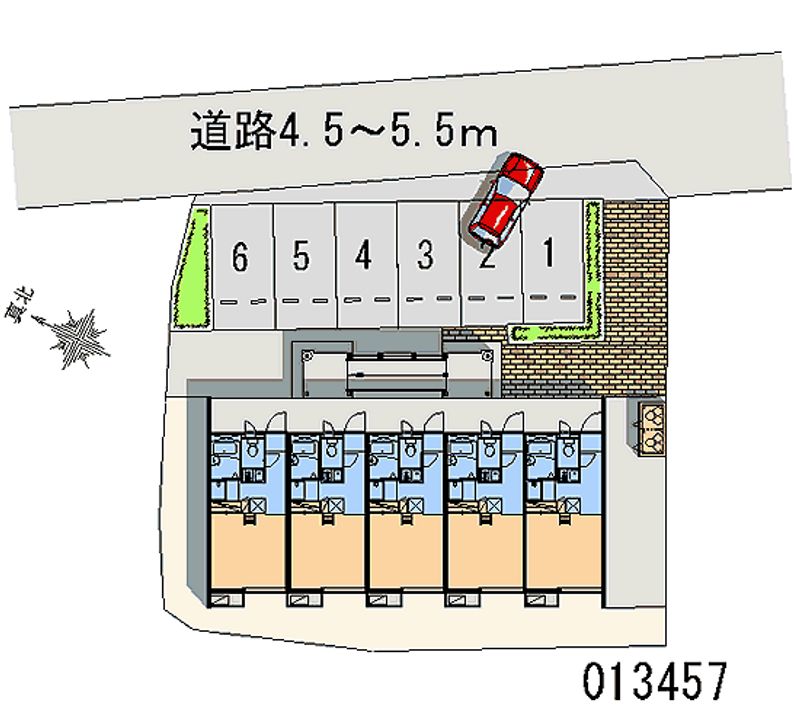 レオパレス当座山 月極駐車場