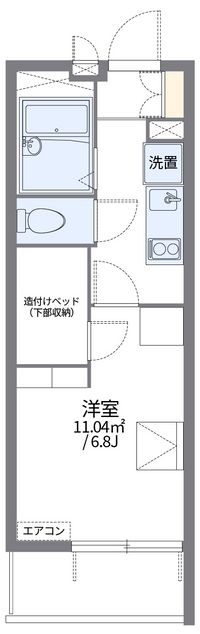 レオパレスまつばら 間取り図