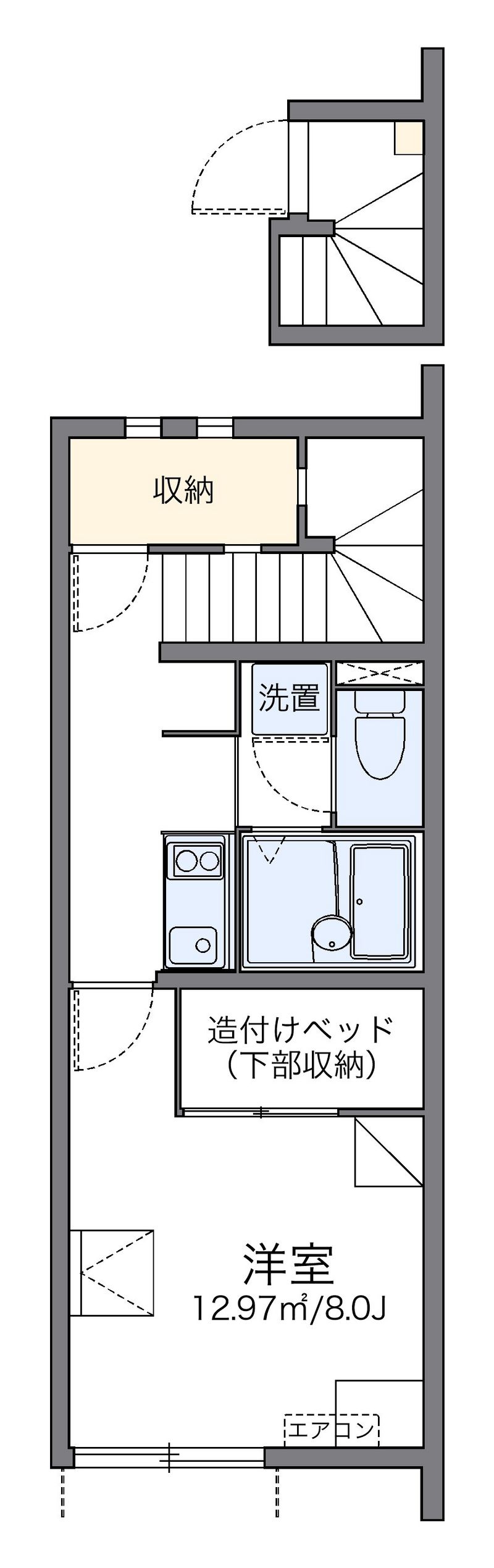 レオネクスト伊吹Ⅱ 間取図