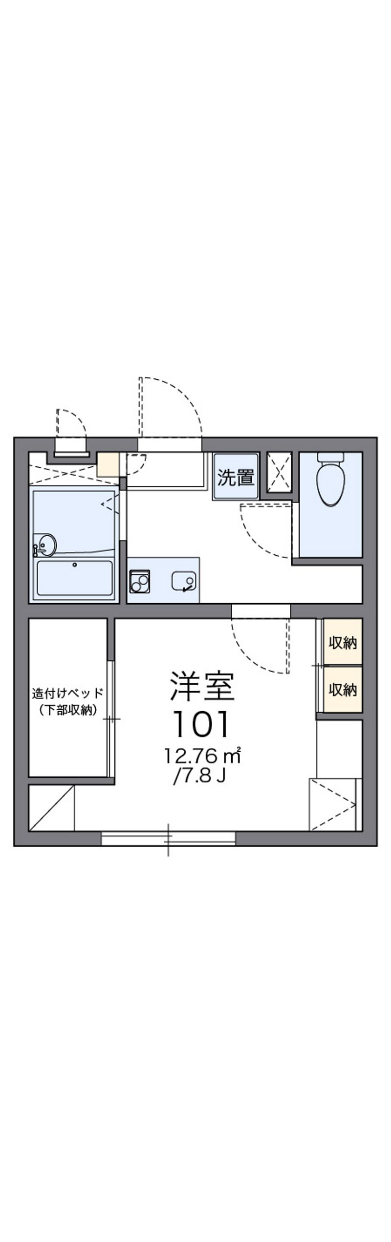 レオパレス宮﨑 間取図