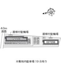 レオパレス芳田 駐車場