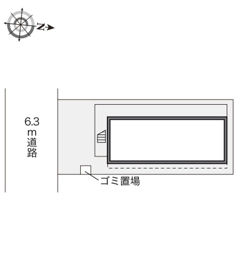 レオパレス栄町 配置図