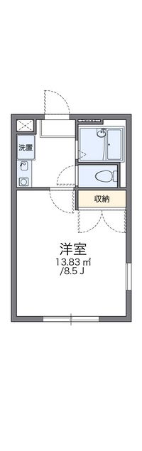レオパレス宝Ａ 間取り図