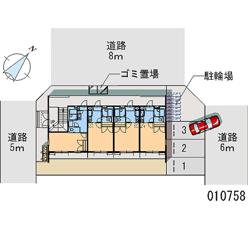 レオパレスドミールＫ 月極駐車場