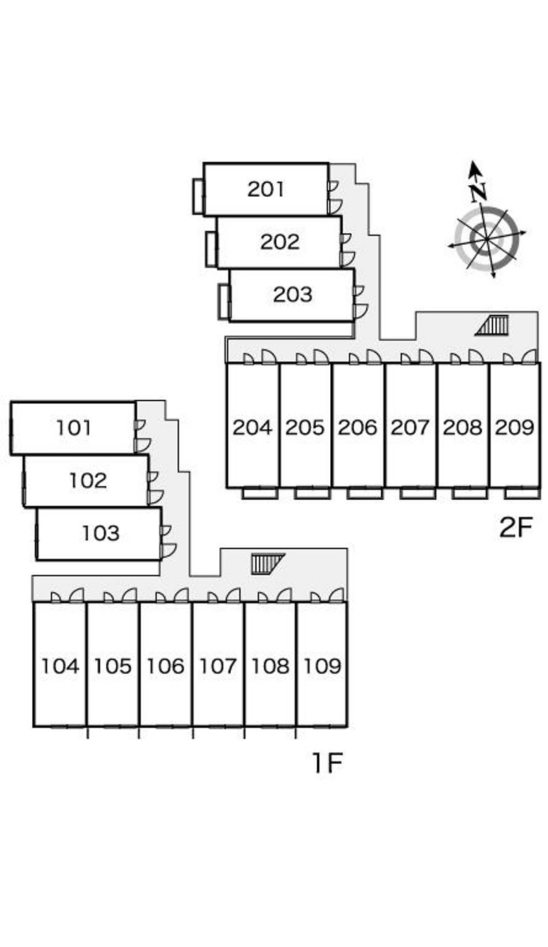 レオパレスＭＥ 間取配置図