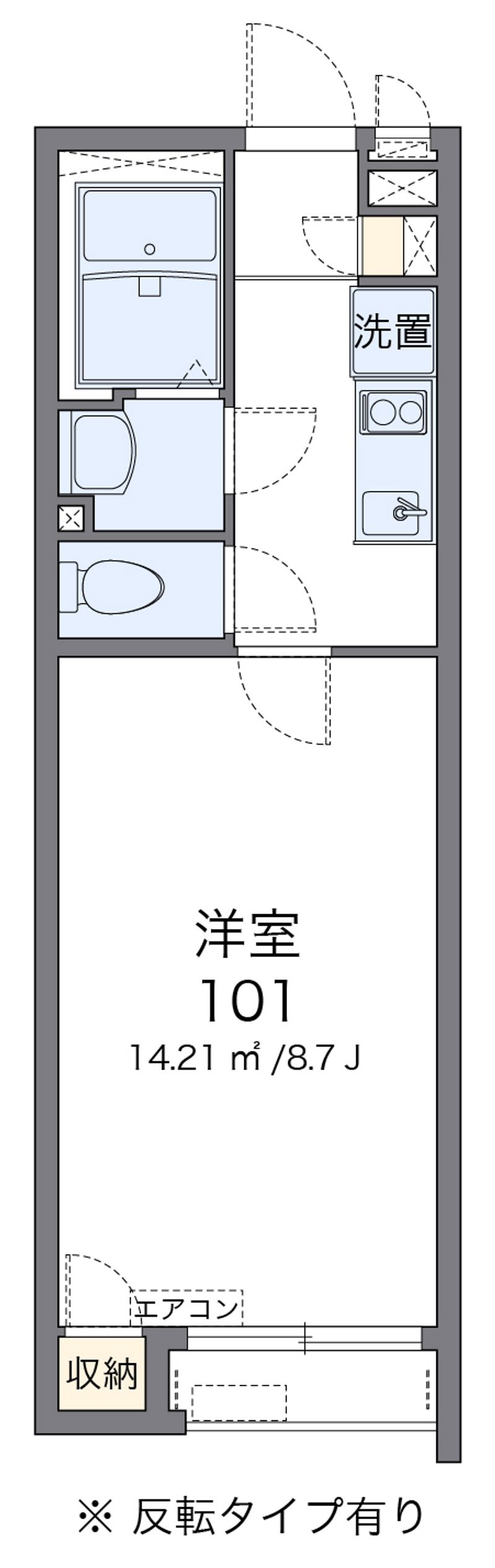 クレイノＲｕｉＮａ　Ｋｉｙｏｕ 間取図