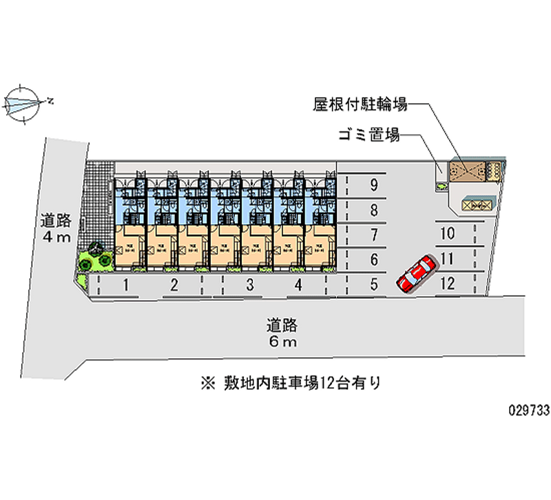 レオパレスクレール本郷 月極駐車場