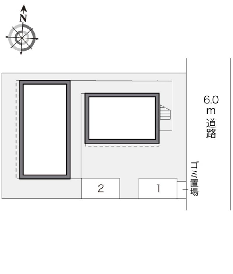 レオパレスＡ 配置図