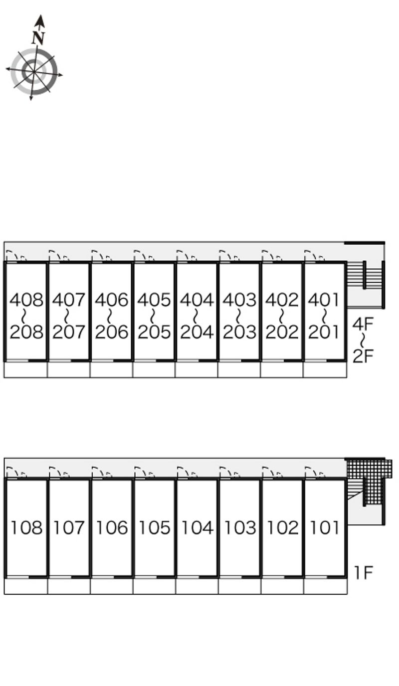 レオパレスちゅら 間取配置図