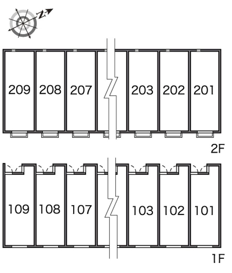 レオネクストオブリガータ 間取配置図