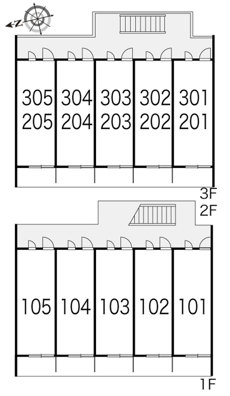 レオパレスグランドール 間取配置図