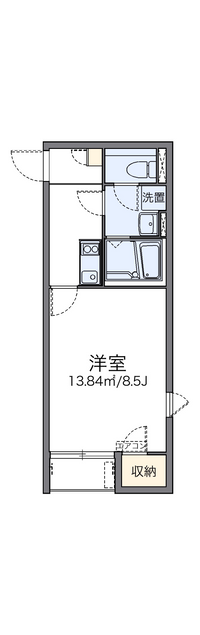 レオネクストトゥネソール 間取り図