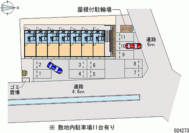 レオパレス山王田 月極駐車場