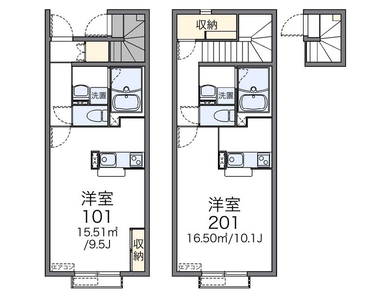 レオネクストセジュールカーサⅣ 間取図