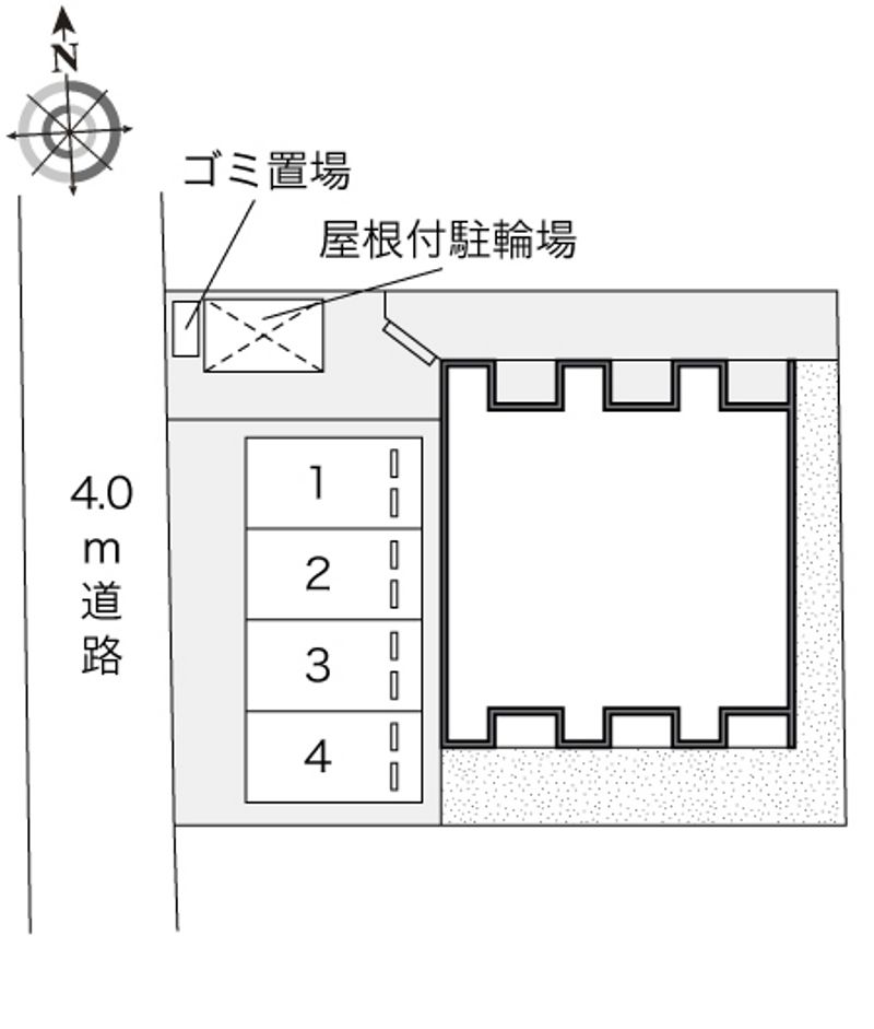 レオネクスト富町Ⅰ 駐車場