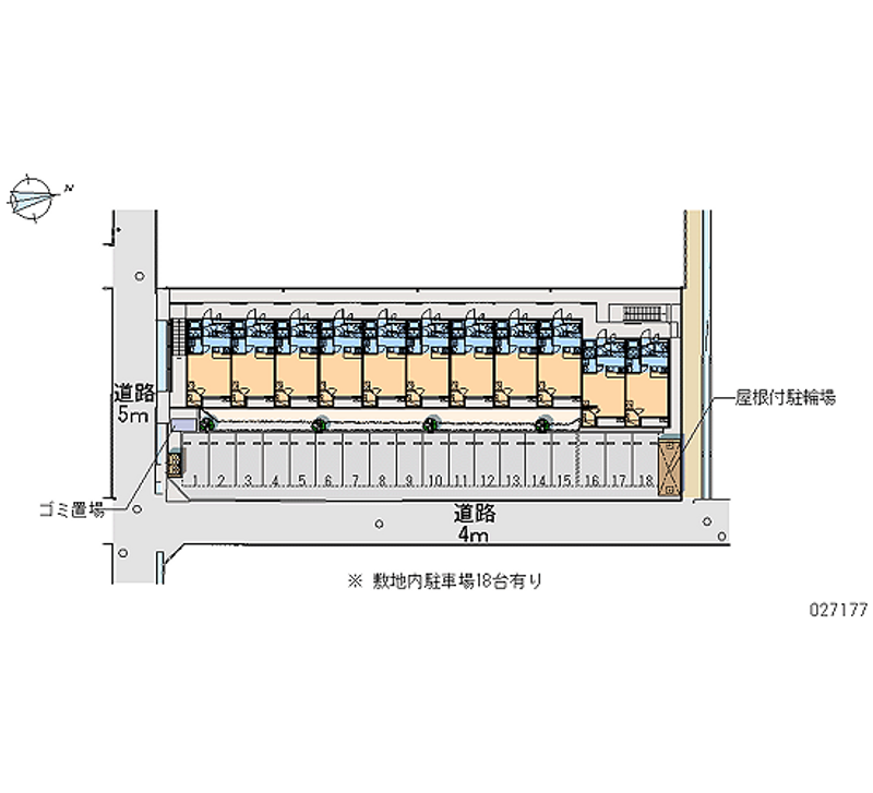 27177月租停車場