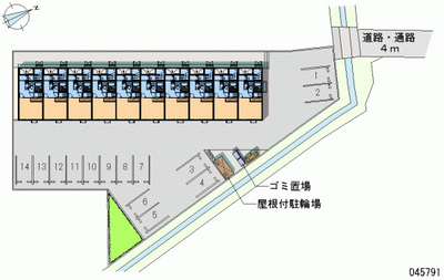 45791 Monthly parking lot