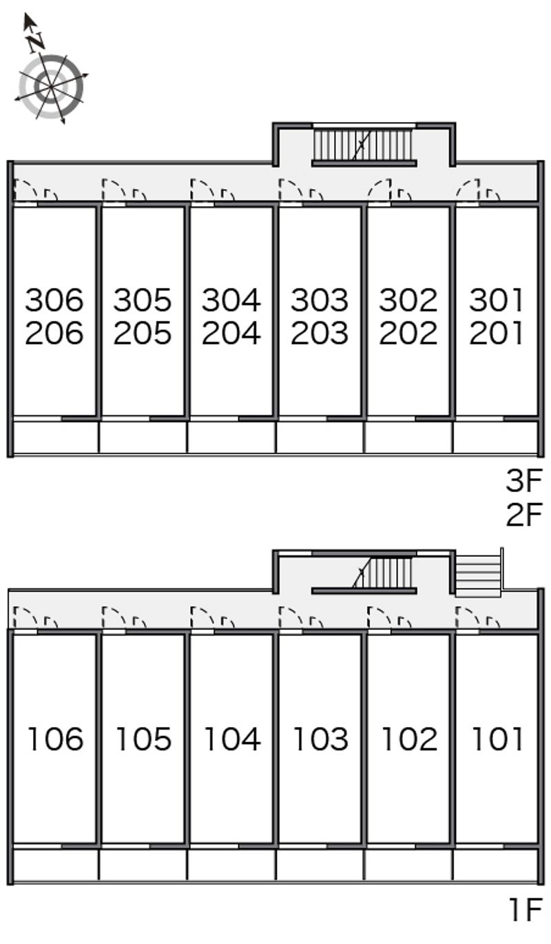 クレイノシャイン 間取配置図