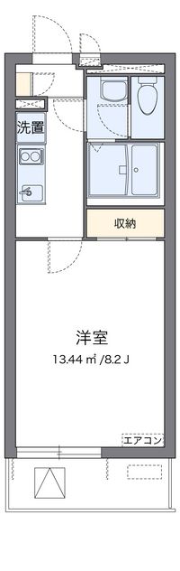 クレイノコンフォール杭瀬北新町 間取り図