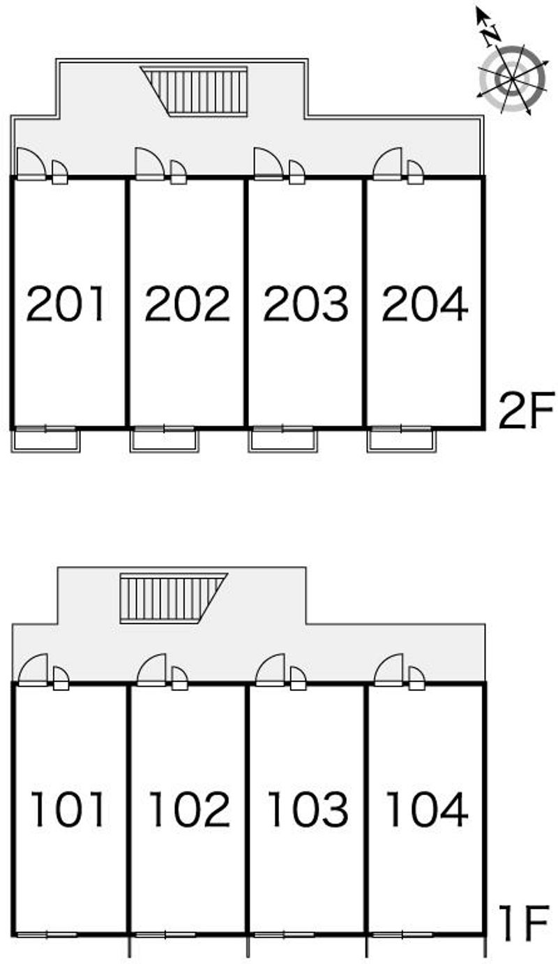 レオパレスオアシスＳＫ 間取配置図