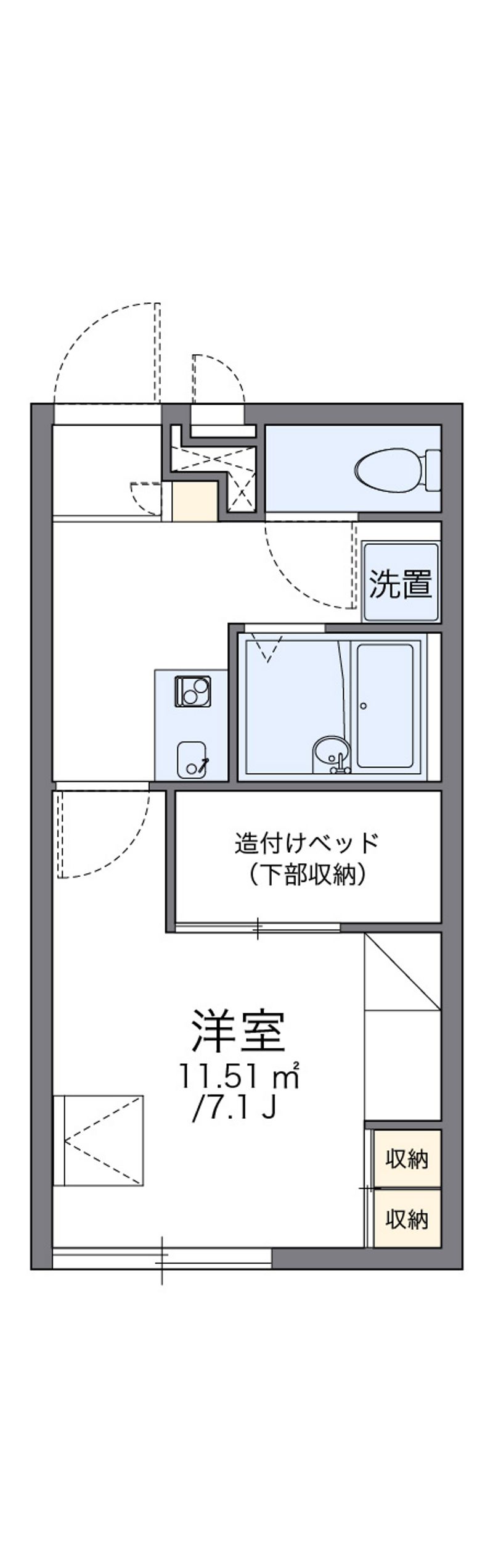 レオパレスユピテル 間取図