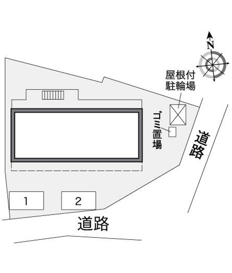 レオパレスリヴィエール　メトバ 配置図
