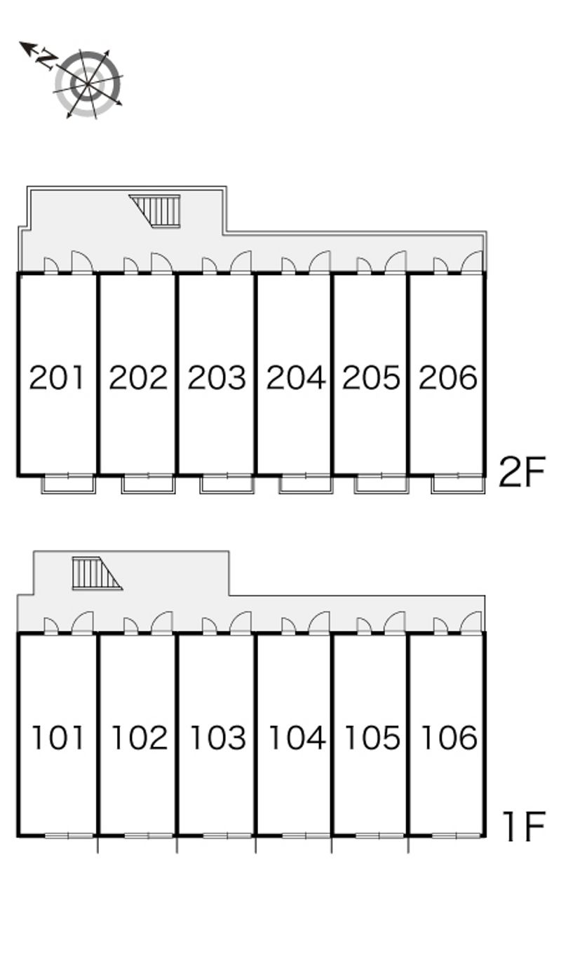 レオパレスコスモス 間取り配置図